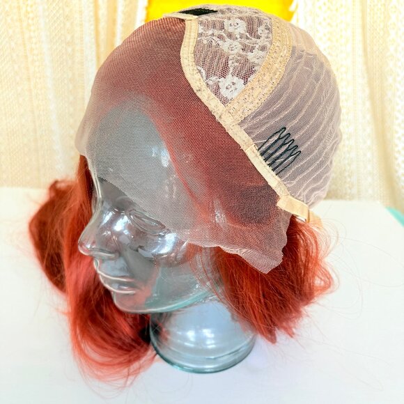 Copper Red Straight 29" Lace Front Free Part Synthetic Wig - Picture 11 of 12